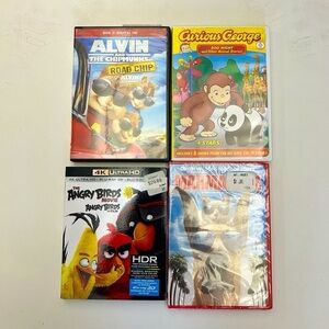 THE ANGRY BIRDS MOVIE MARMARDUKEAlvin AND THE CHIPMUNKSCURIOUS GEORGE